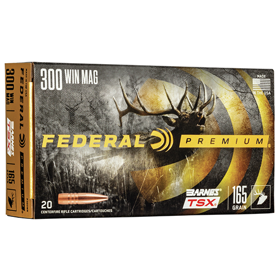 FED PREMIUM 300WIN 165GR BARNES TSX 20/10 - Ammunition